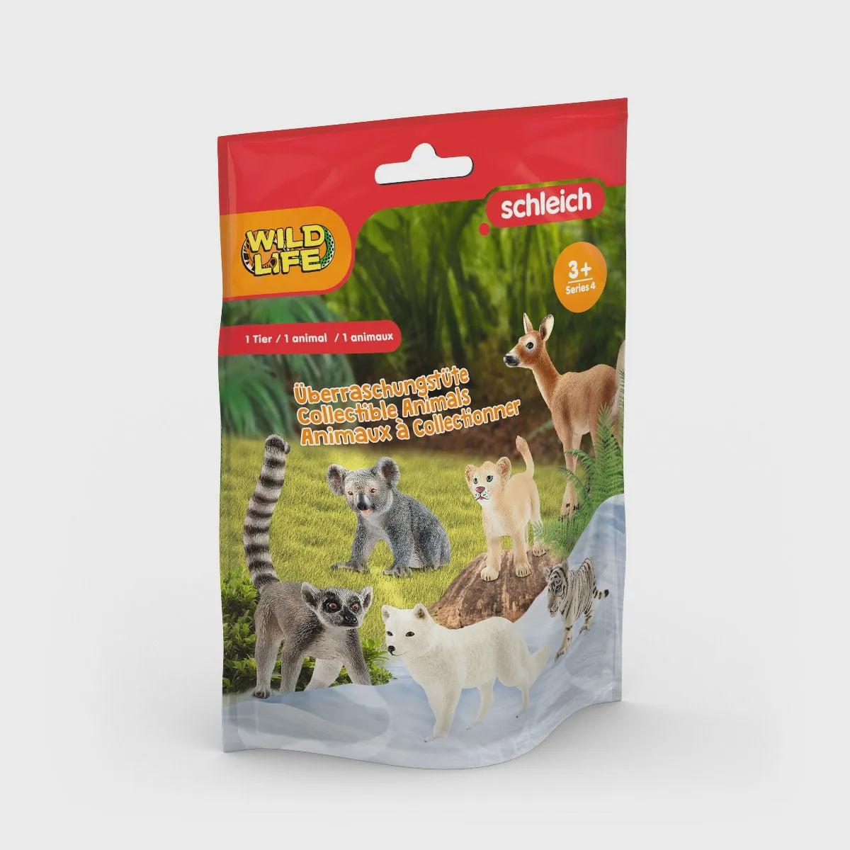 Schleich-Collectible WILD LIFE Blind Bag Series 4-87973-Legacy Toys