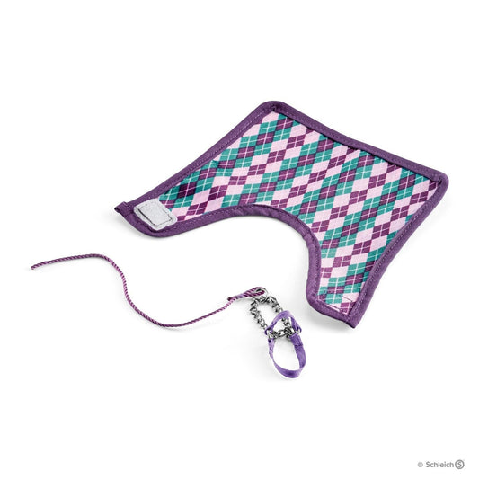 Schleich-English Thoroughbred with Blanket-42360-Legacy Toys