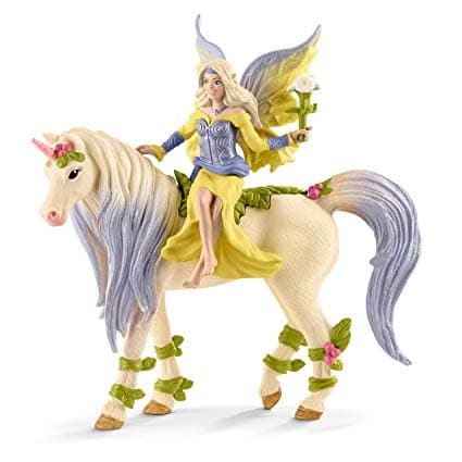 Schleich-Fairy Sera with Blossom Unicorn-70565-Barcode 2-Legacy Toys