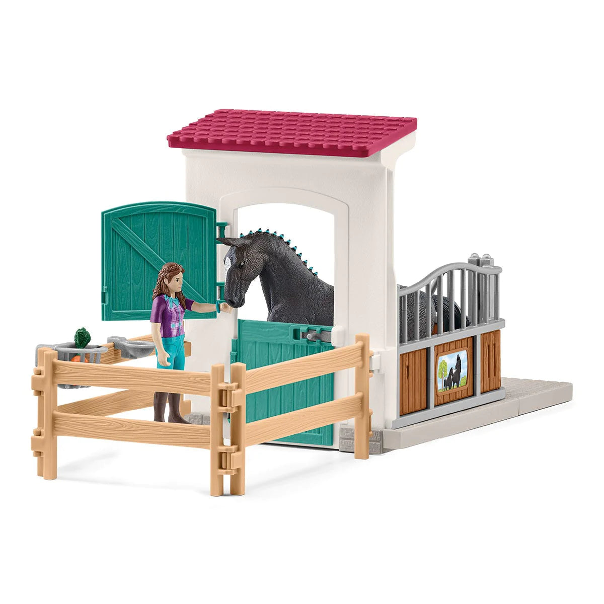 Schleich-Horse Club Horse Box with Lisa & Storm-42709-Legacy Toys