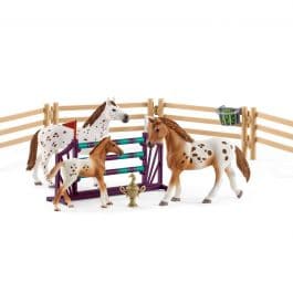 Schleich-Horse Club Lisa's Tournament Training-42433-Legacy Toys