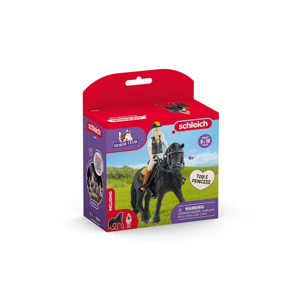 Schleich-Horse Club Tori & Princess-42640-Legacy Toys