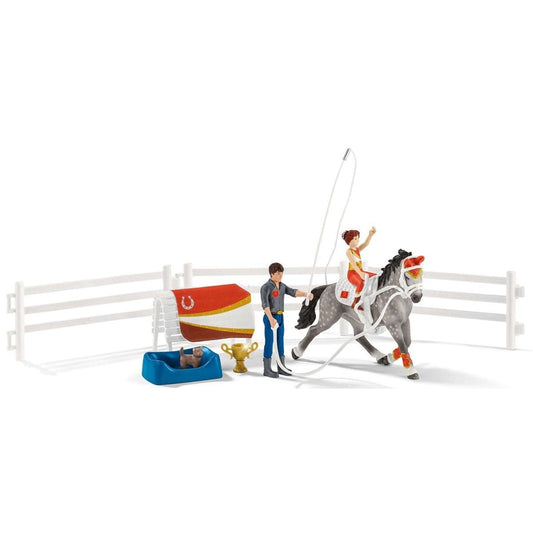 Schleich-Mia's Vaulting Set-42443-Legacy Toys