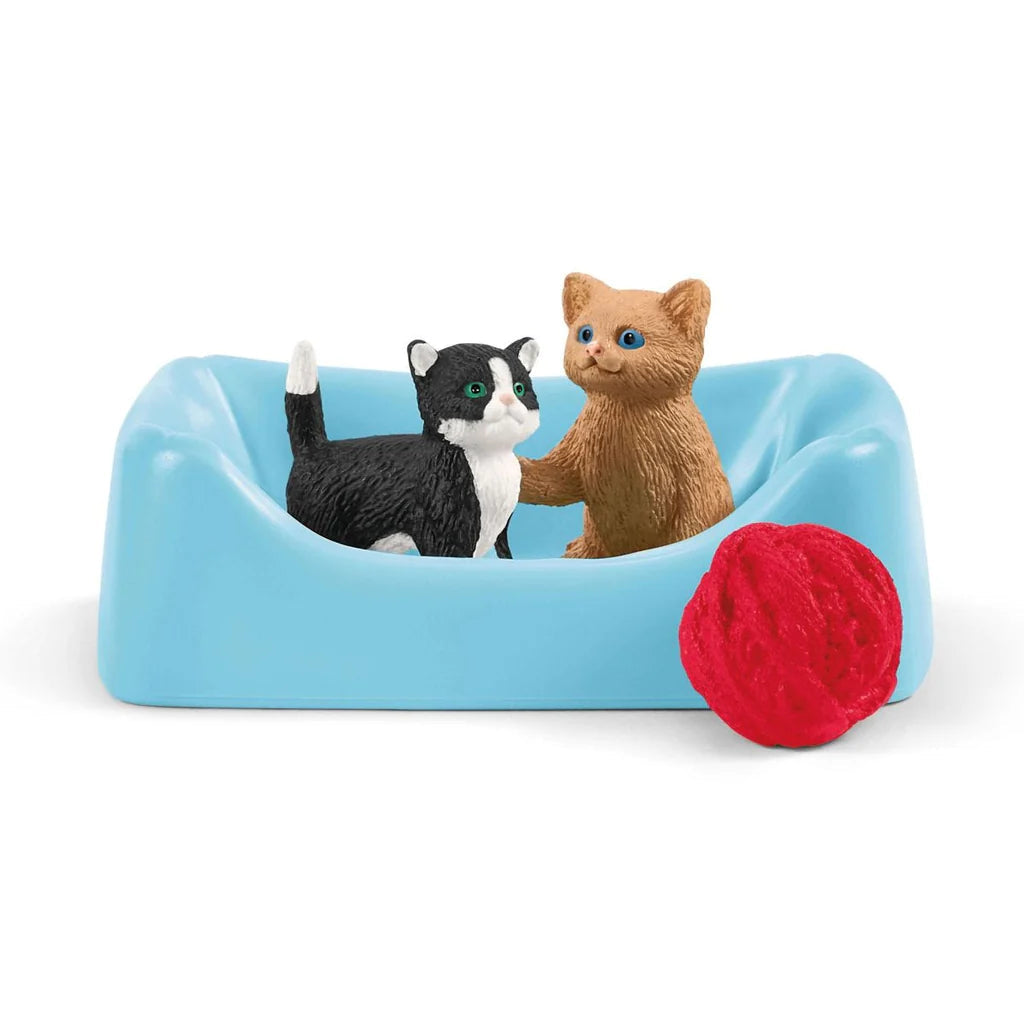 Schleich-Playtime for Cute Cats-42501-Legacy Toys