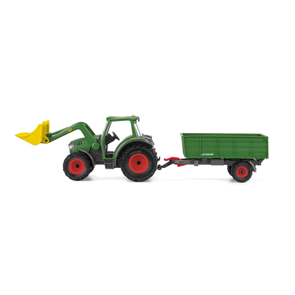 Schleich-Tractor with Trailer-42608-Legacy Toys