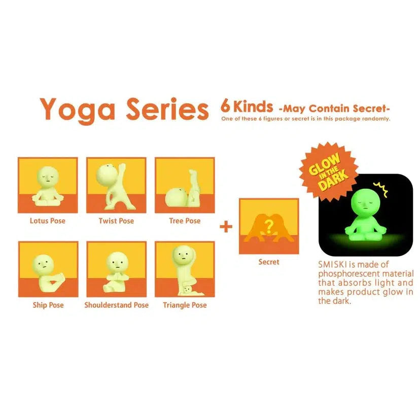 Sonny Angel-Smiski Mini Figure: Yoga Series--Legacy Toys