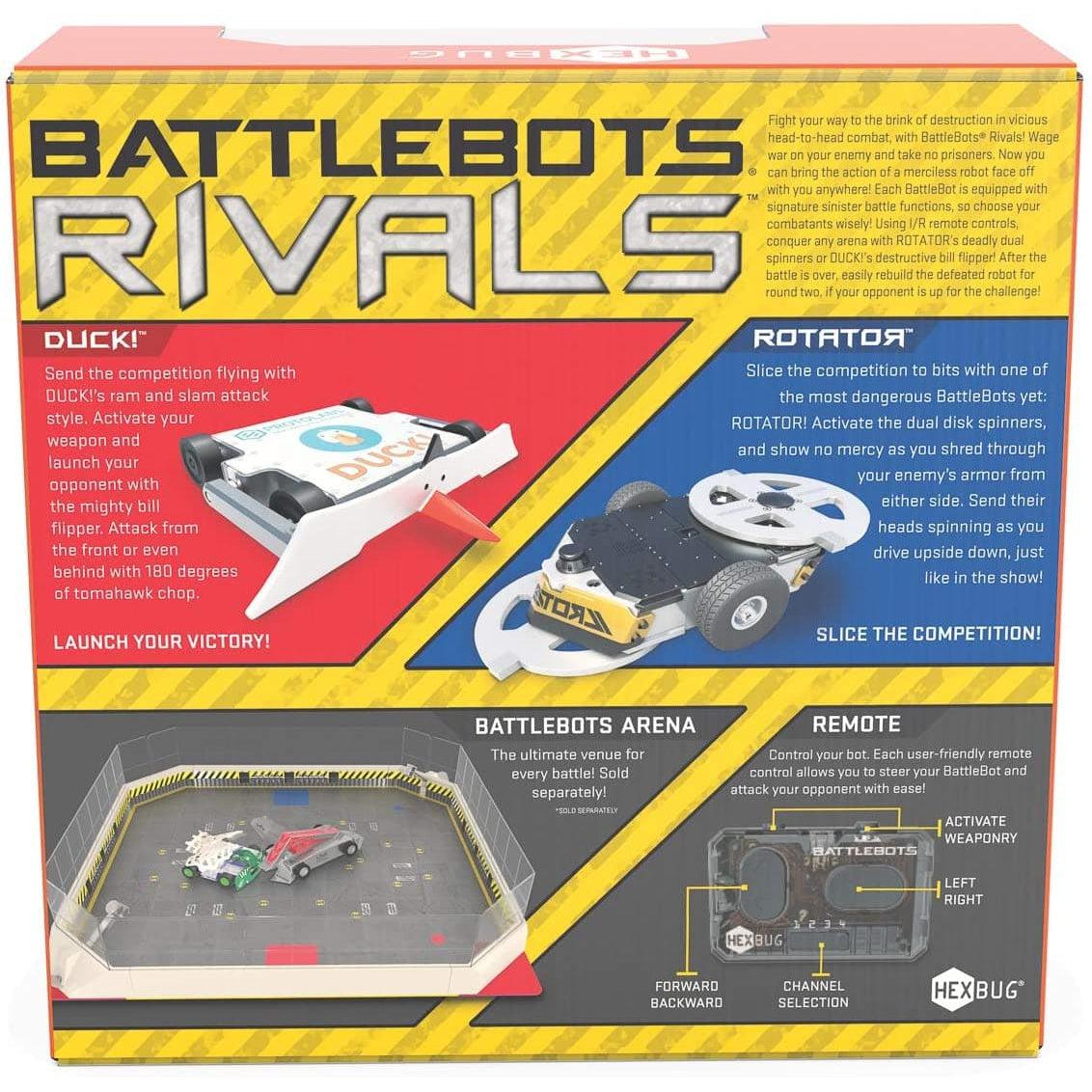 Spin Master-Battlebots Rivals 5.0 - Duck vs. Rotator-413-6984-Legacy Toys