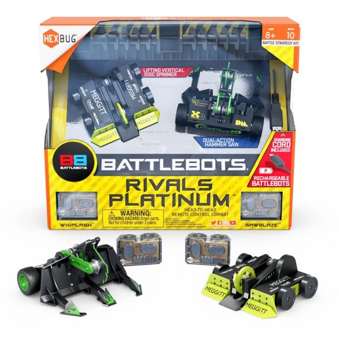 Spin Master-Hexbug Battlebots Rivals Platinum-6069033-Legacy Toys