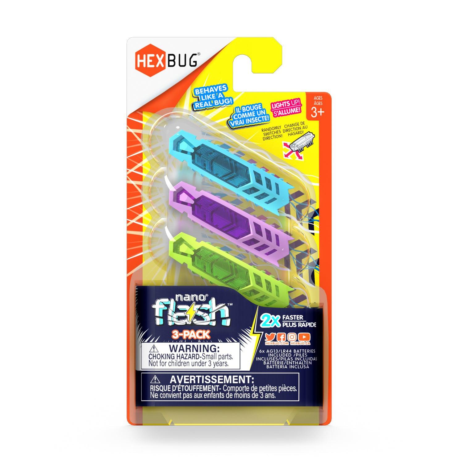 Spin Master-Hexbug Flash Nano 3-Pack-429-7922-Legacy Toys