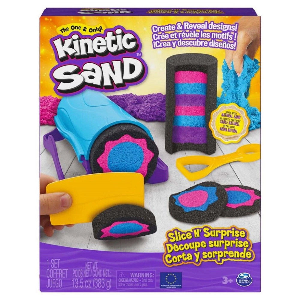 Spin Master-Kinetic Sand Slice n' Surprise Set-6063482-Legacy Toys