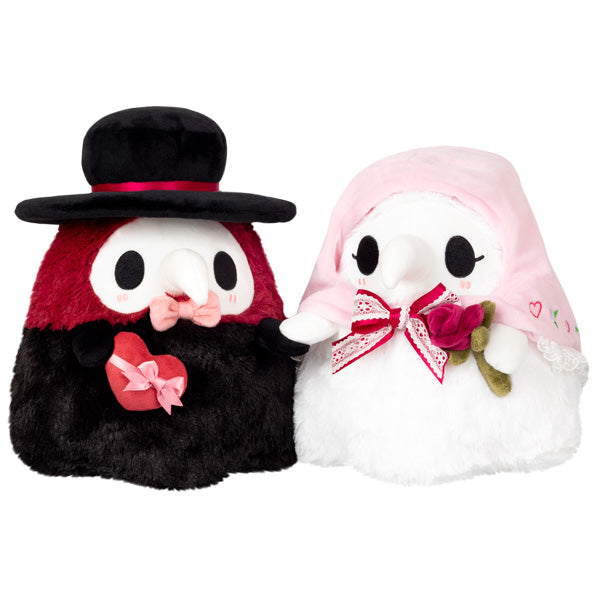 Squishable-Mini Squishables - 7" Valentine's Plague Doctor and Nurse Set-119152-Legacy Toys