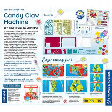 Thames & Kosmos-Candy Claw Machine - Arcade Game Maker Lab-550103-Legacy Toys