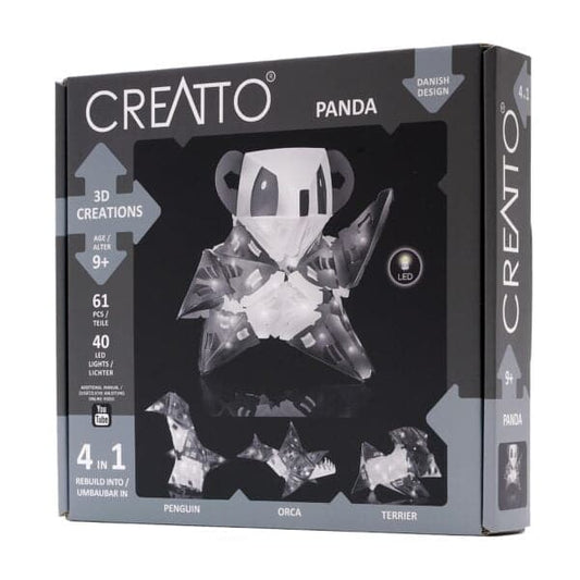 Thames & Kosmos-Creatto: Glowing Panda & Monochrome Crew-888008-Legacy Toys