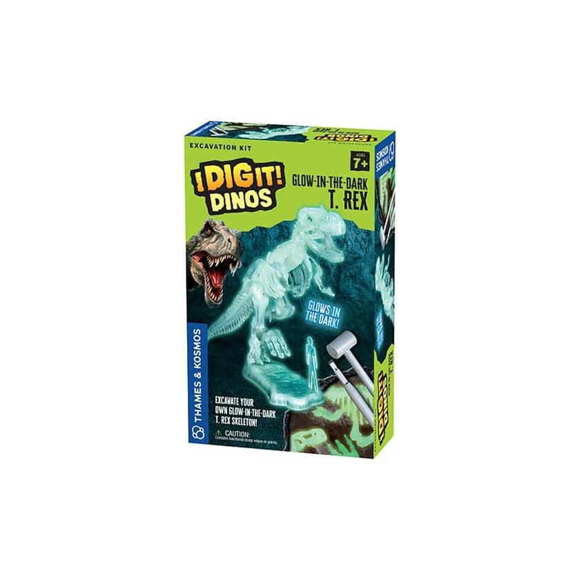 Thames & Kosmos-I Dig It! Dinos - Glow-in-the-Dark T. Rex Excavation Kit-630409-Legacy Toys