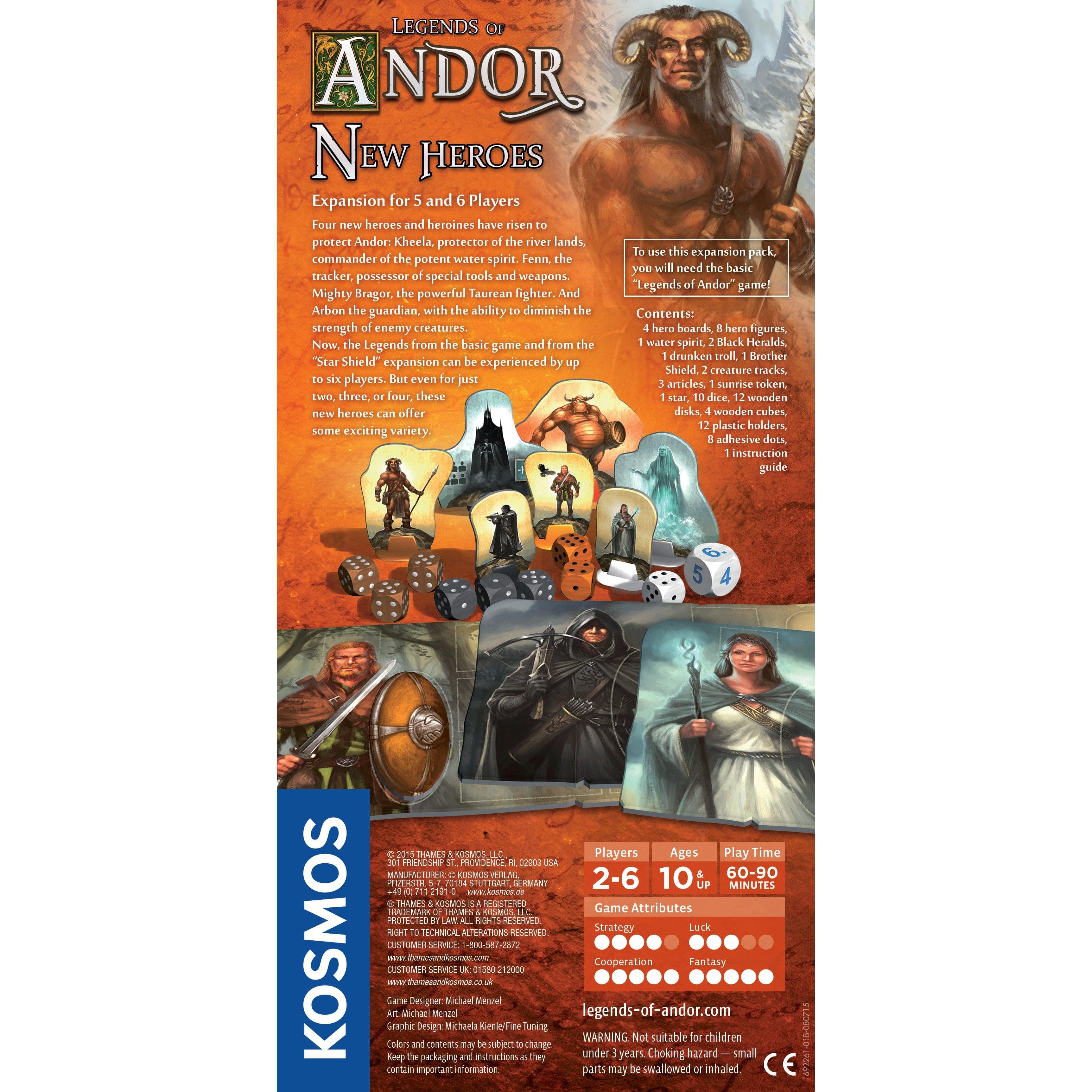 Thames & Kosmos-Legends of Andor: New Heroes-692261-Legacy Toys