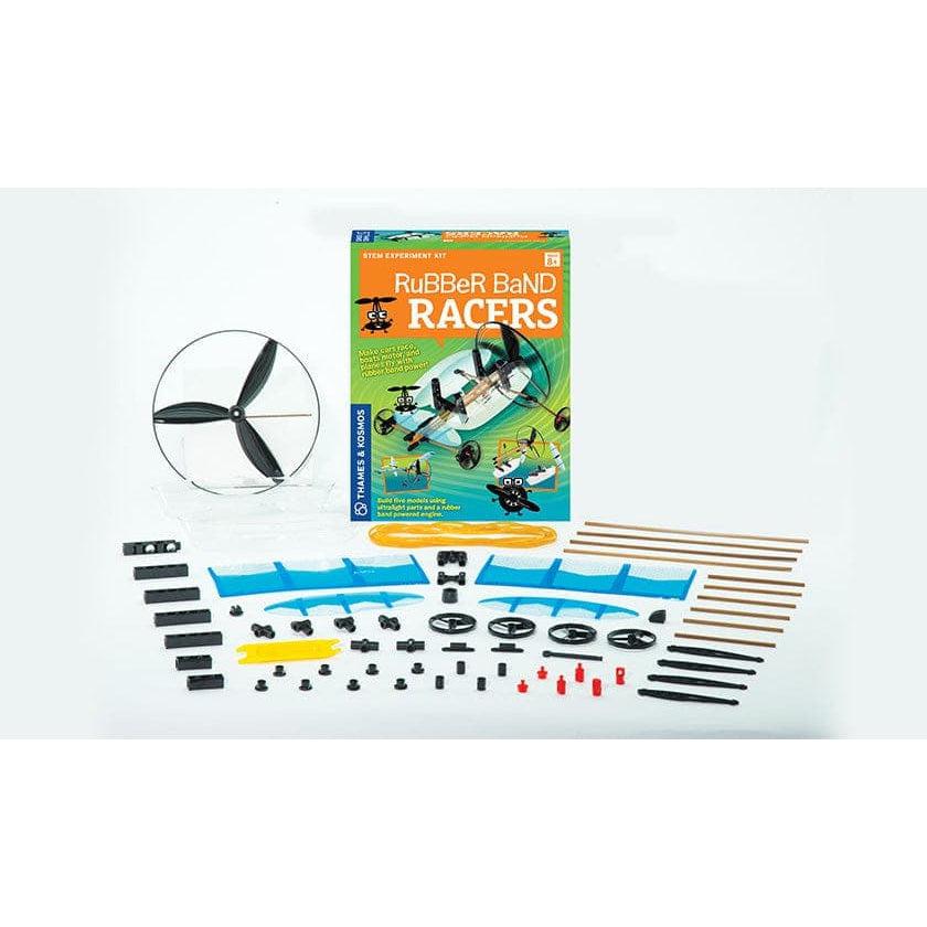 Thames & Kosmos-Rubber Band Racers-550020-Legacy Toys