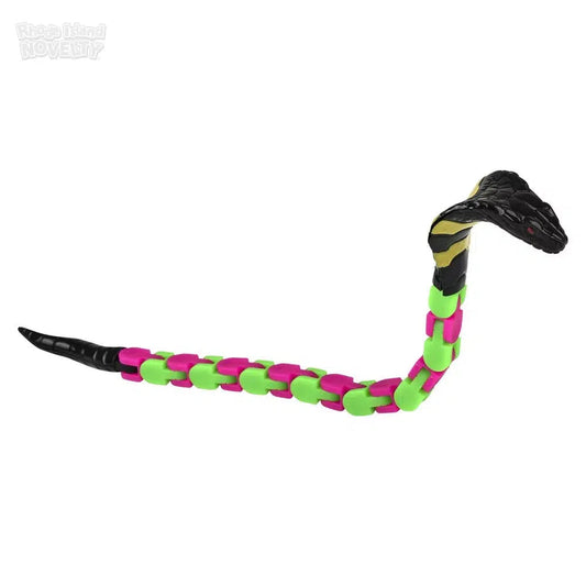 The Toy Network-12" Snap & Click Snake Assorted Colors--Legacy Toys