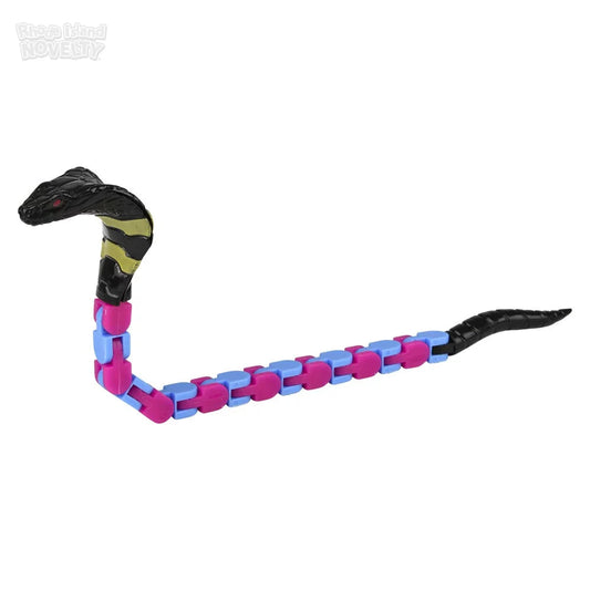 The Toy Network-12" Snap & Click Snake Assorted Colors--Legacy Toys
