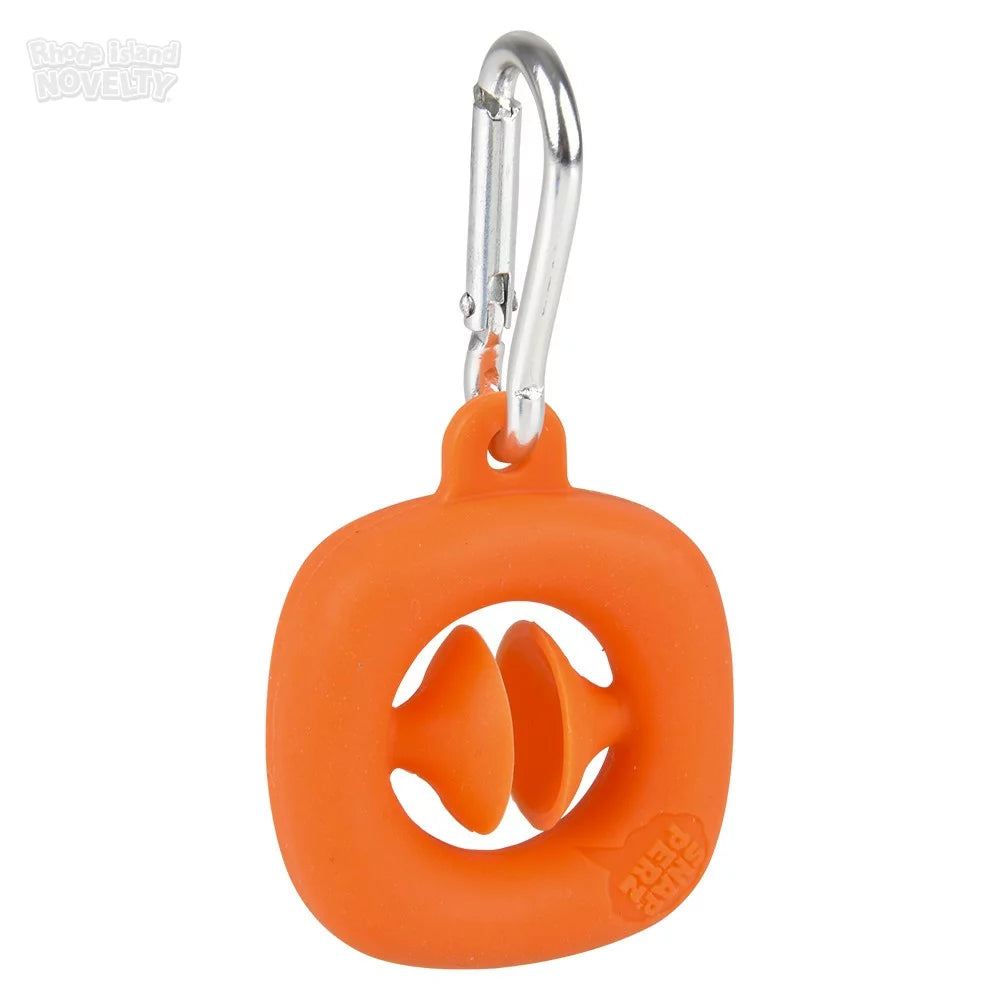 The Toy Network-1.75" Mini Snapperz Fidget Toy Keychain Assorted Colors-TY-SNMIN-Legacy Toys