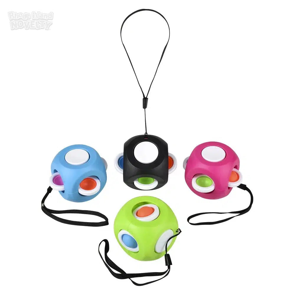 The Toy Network-2" Spinning Cube Fidget--Legacy Toys