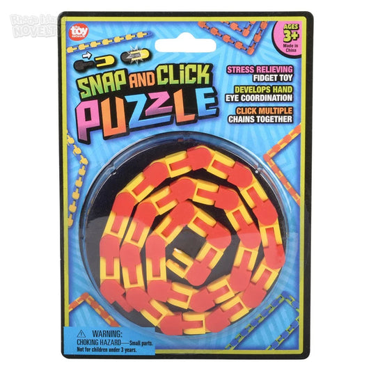 The Toy Network-21.5" Snap & Click Puzzle XL Assorted Colors-GA-SNC21-Single-Legacy Toys