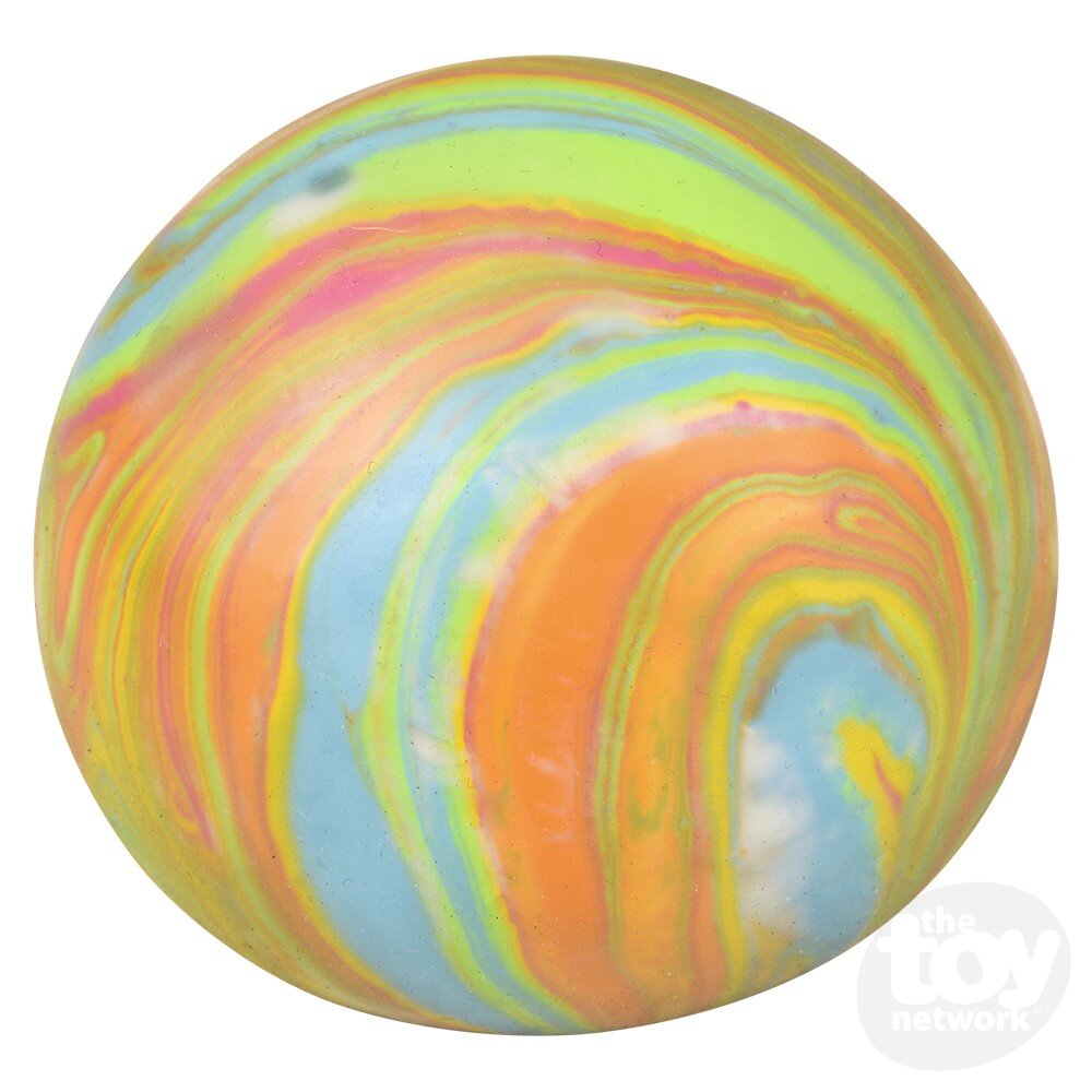 The Toy Network-2.33" Squish And Stretch Marbleized Gummi Ball-BA-SQSMA-Legacy Toys