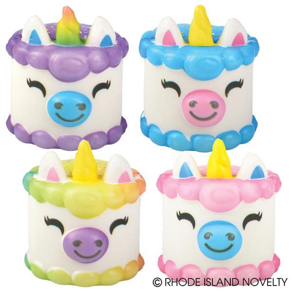 The Toy Network-4" Squish Unicorn Cake--Legacy Toys