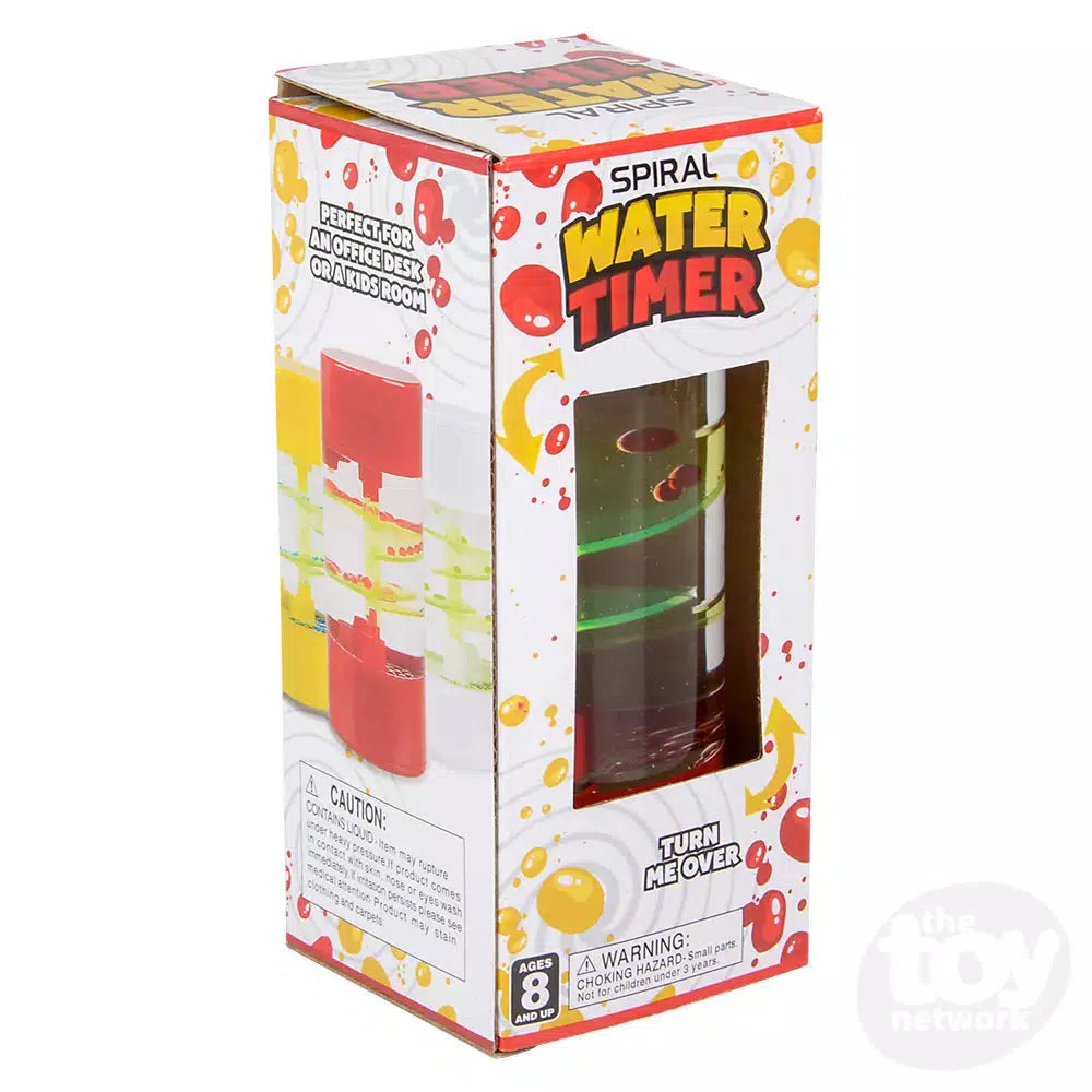 The Toy Network-5" Water Spiral Timer Assorted Colors-FR-WATSP-Legacy Toys