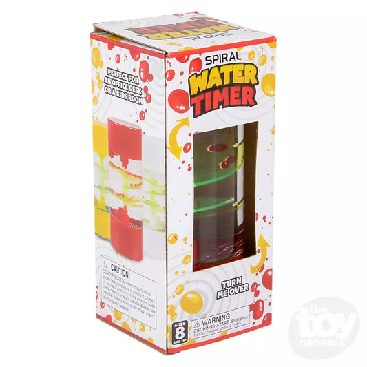 The Toy Network-5" Water Spiral Timer Assorted Colors-FR-WATSP-Legacy Toys