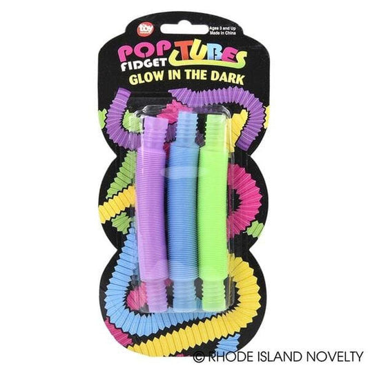 The Toy Network-6.25" Glow In The Dark Pop Fidget Tube-CA-POPG6-Legacy Toys