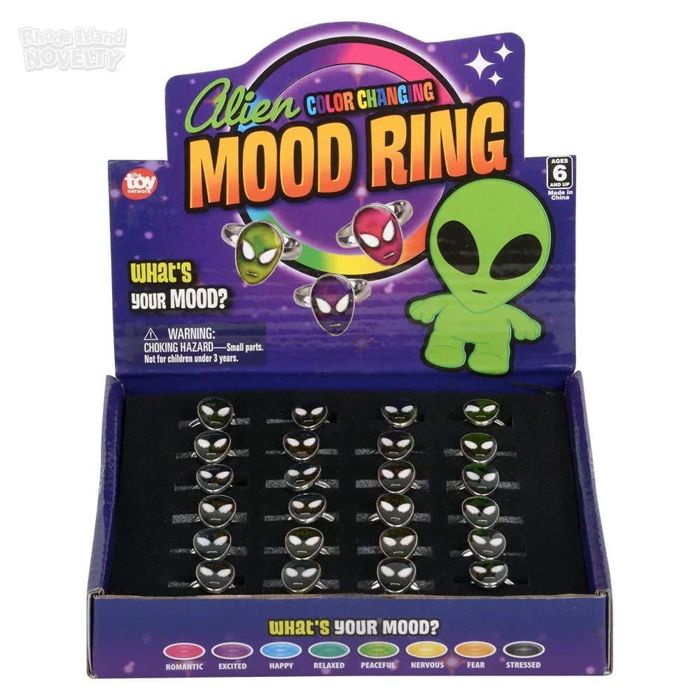 The Toy Network-Alien Mood Ring-JR-ALIMO-36-Box of 24-Legacy Toys