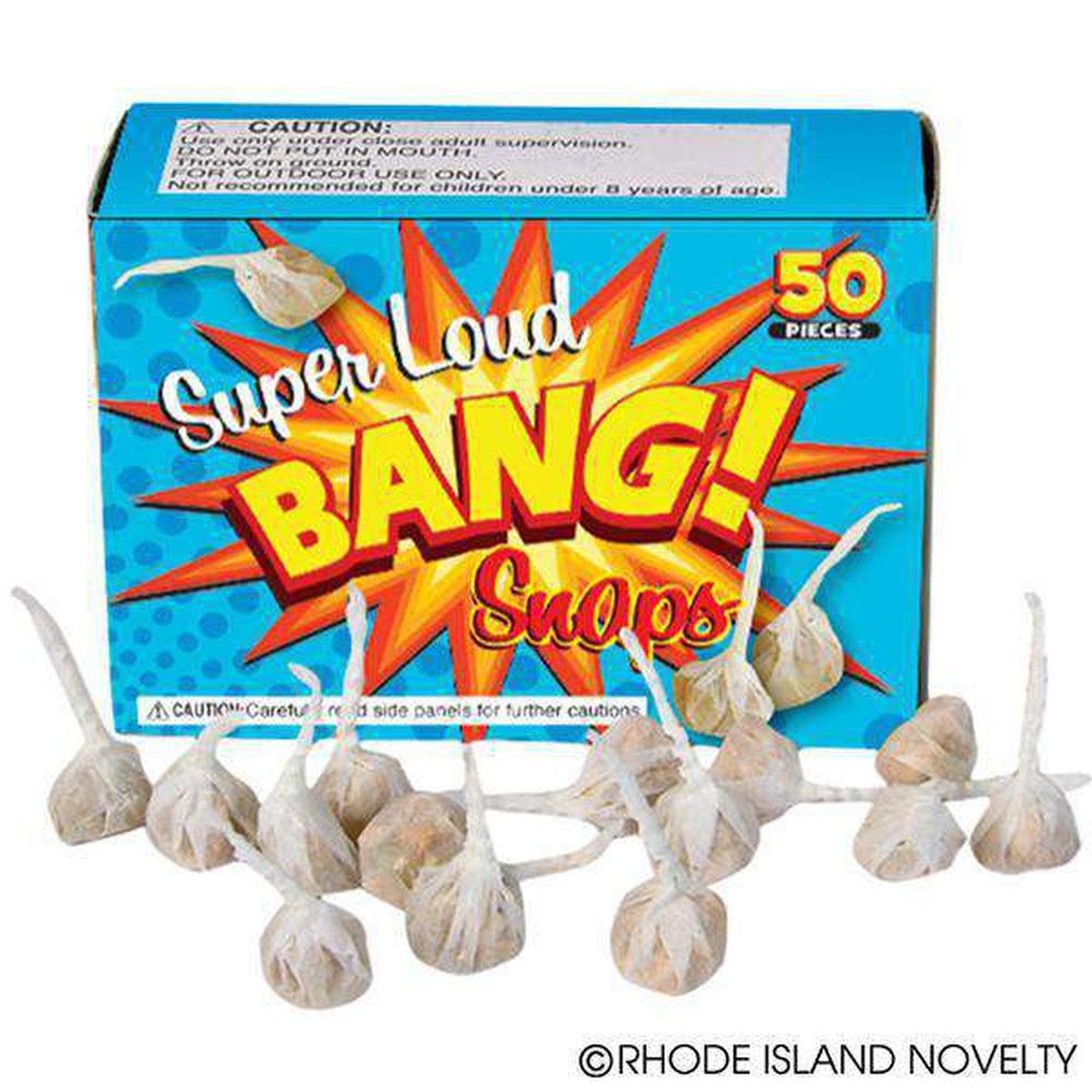 The Toy Network-Bang Snaps - 50 Super Loud Individual Pieces--Legacy Toys