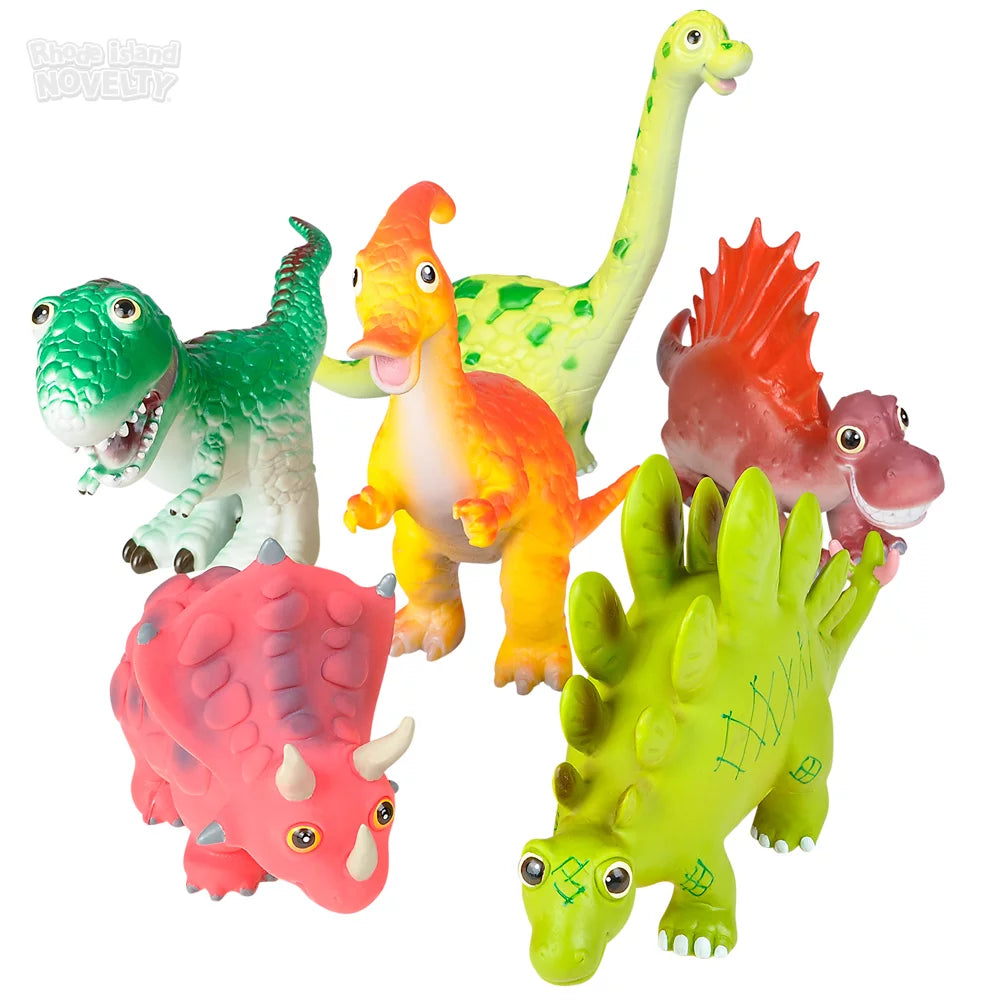 The Toy Network-Dinosaur Bath Buddies Bath Toy Assorted Styles-AK-BBDI6-Legacy Toys