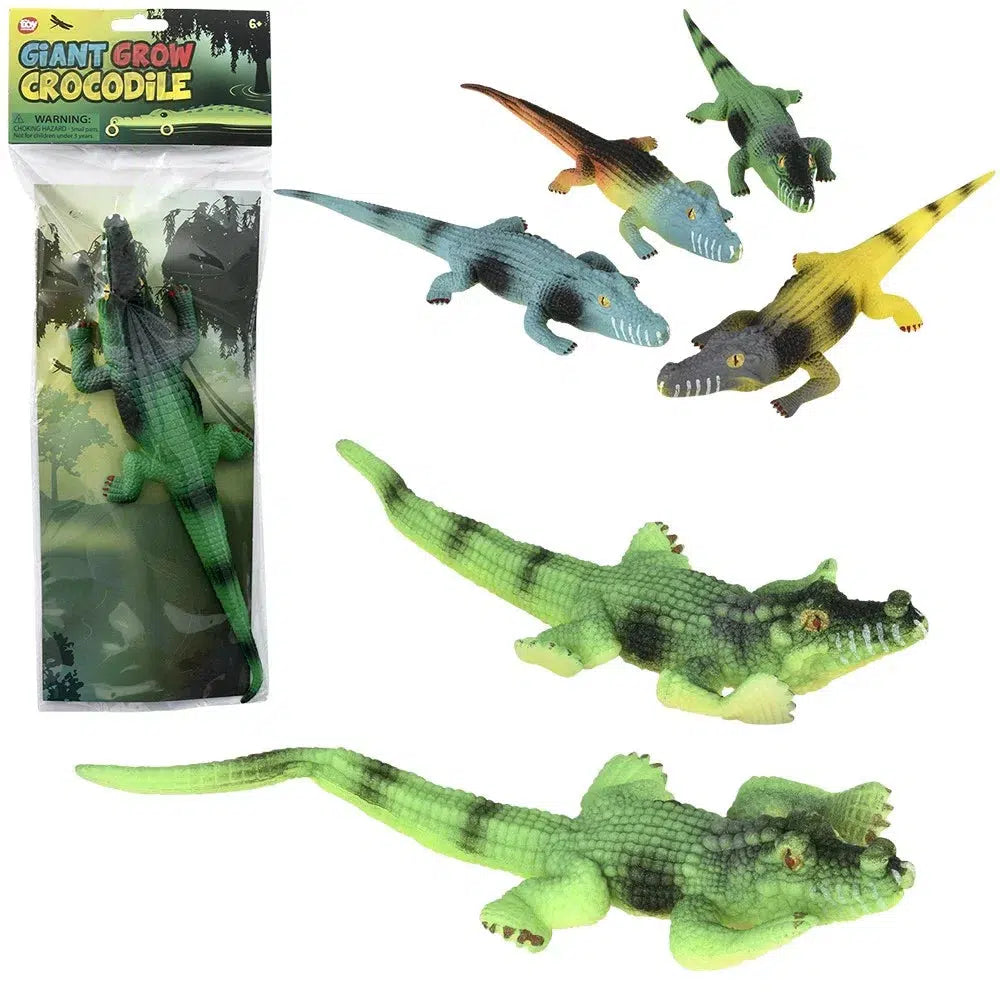 The Toy Network-Giant Grow Crocodile-PA-GRGCR-Pack of 12-Legacy Toys