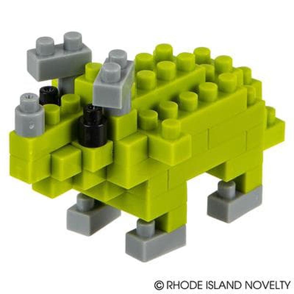 The Toy Network-Mini Blocks - Triceratops 54 Pieces-AM-MBTRI-Legacy Toys