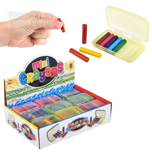 The Toy Network-Mini Crayons Set 8 Pieces--Legacy Toys