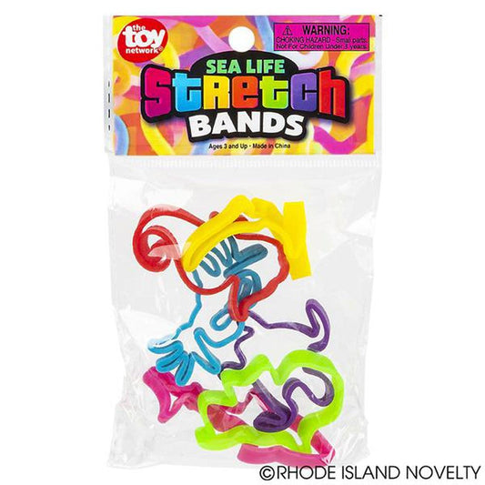 The Toy Network-Sea Life Silicone Stretch Bands--Legacy Toys
