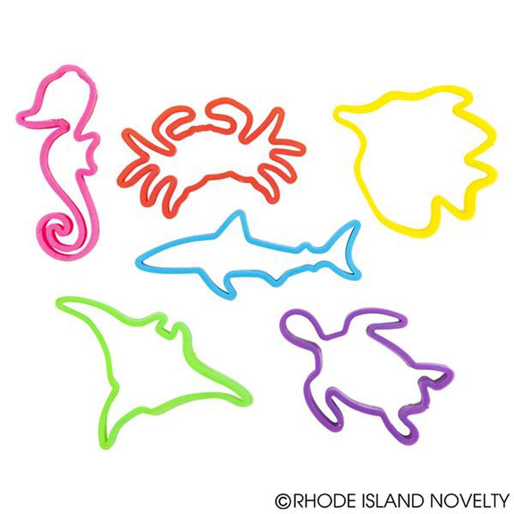 The Toy Network-Sea Life Silicone Stretch Bands--Legacy Toys