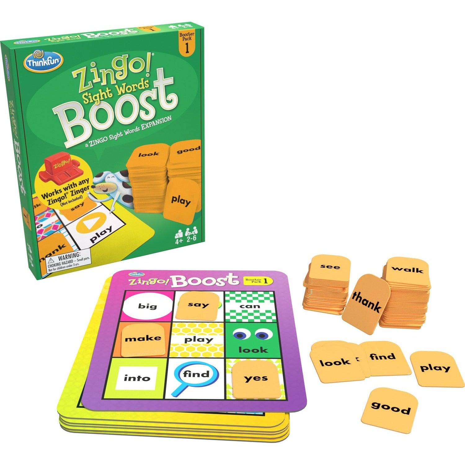 Think Fun-Zingo! Sight Words Boost - Booster Pack 1-76472-Legacy Toys