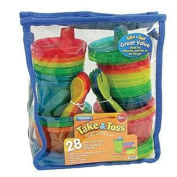 TOMY-Take & Toss 28 Piece Variety Bag-Y1319-Legacy Toys