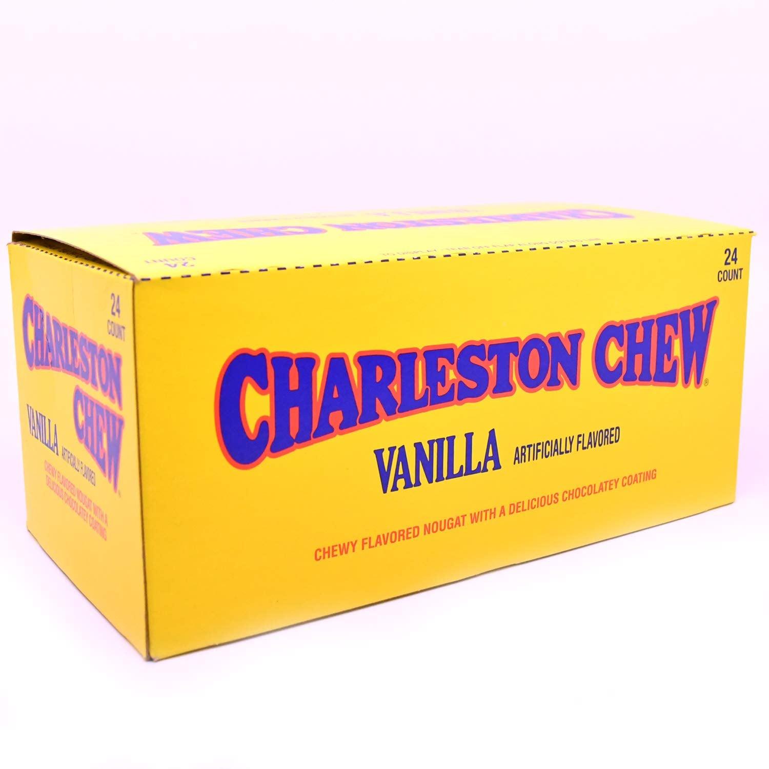 Tootsie-Charleston Chew Vanilla 1.88 oz. Bar-53130-Box of 24-Legacy Toys