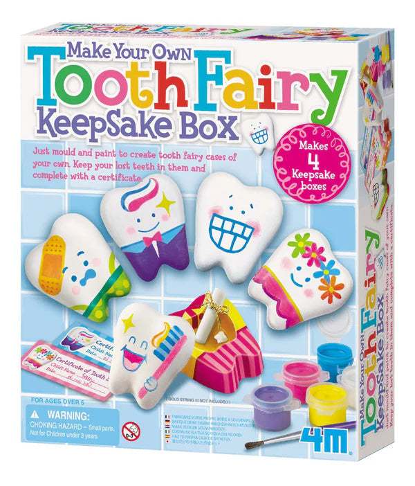 Toy Smith-4M-Craft Tooth Fairy Keepsake Box-4564-Legacy Toys