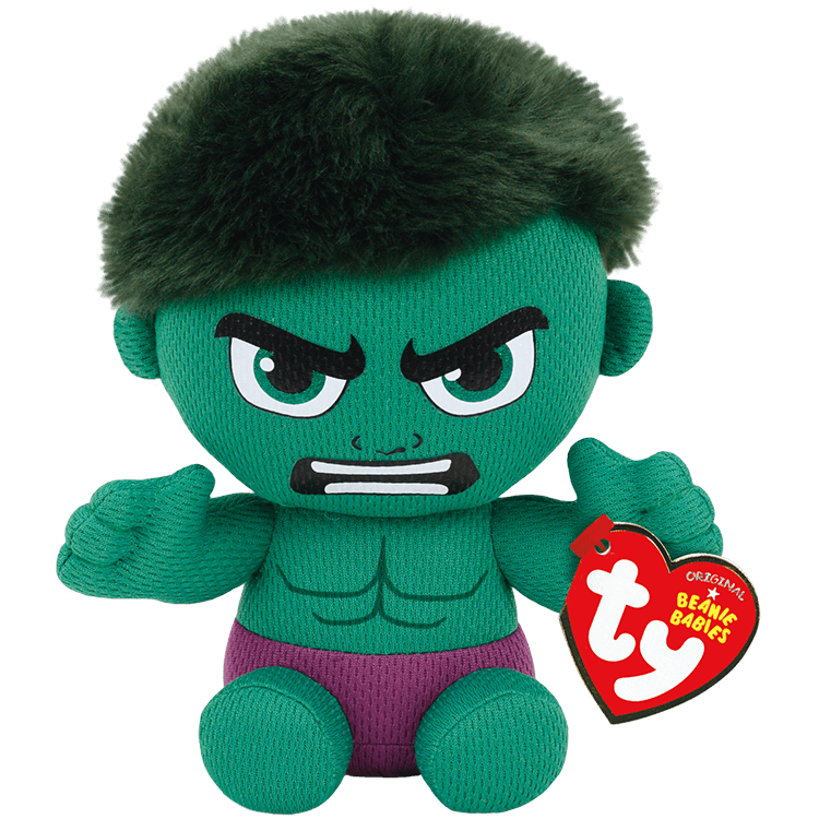 TY-Beanie Babies - Hulk - Small 8