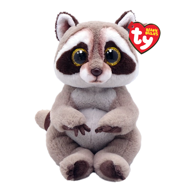 TY-Beanie Bellie - Petey the Racoon - 8