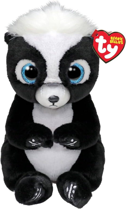 TY-Beanie Bellie - Rukus the Skunk - 8" Small-41288-Legacy Toys