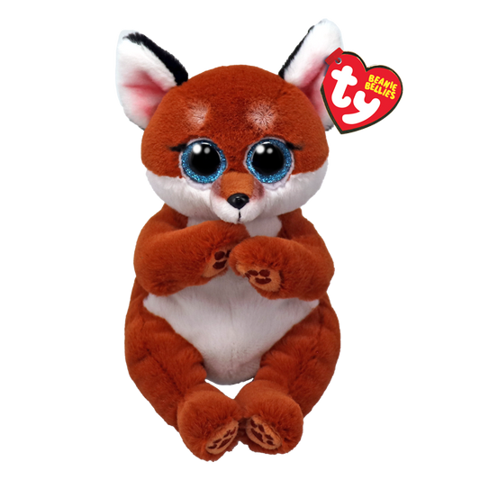 TY-Beanie Bellie - Witt the Orange Fox - 13" Medium-43214-Legacy Toys