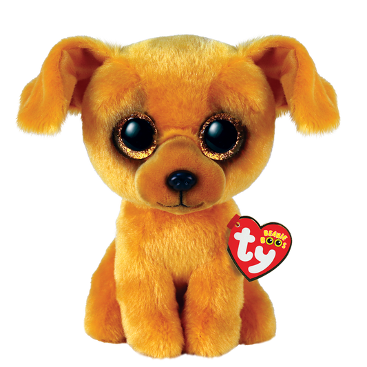 TY-Beanie Boo - ZuZu Tan Dog - 6" Small-36393-Legacy Toys