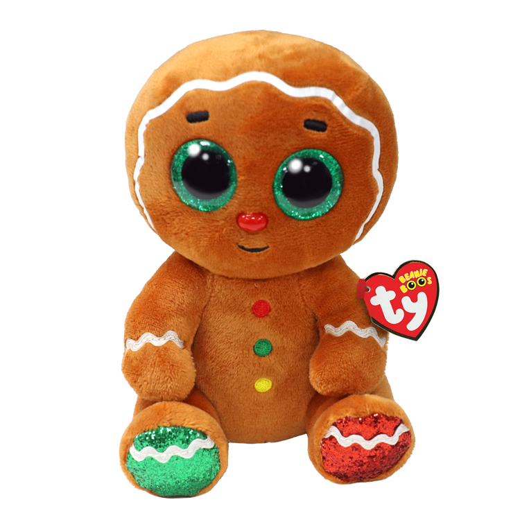 TY-Beanie Boo's Crumble - Gingerbread Reg-37316-Legacy Toys