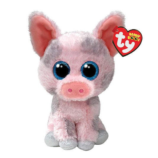 TY-Beanie Boo's - Hambone the Pig - Small 6"-37318-Legacy Toys