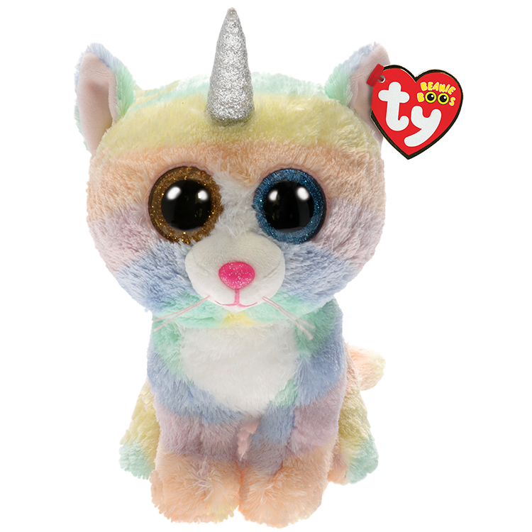 TY-Beanie Boo's - Heather the Cat-36454-Medium 13